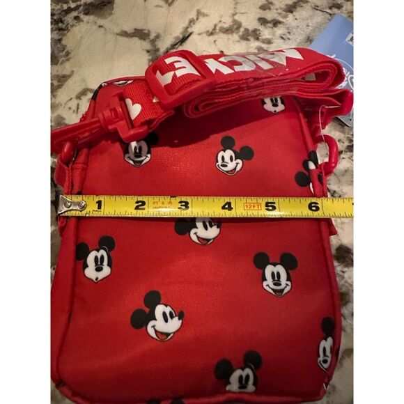 NEW Disney Mickey Mouse Red Crossbody Bag with Mickey Mouse Ears - Picture 13 of 15